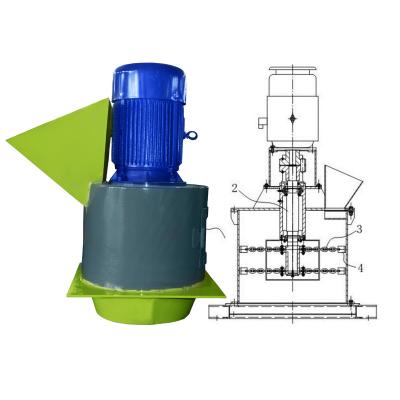 China 2-3ton/h Agricultural Waste Crusher Machine Chicken Manure Chain Crusher Machine for sale