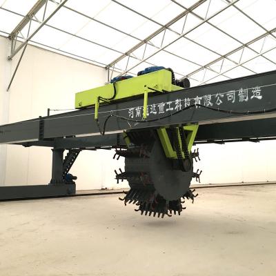 China Equipamento de gerencio Straw Wheel Compost Turner do adubo da fermentação à venda