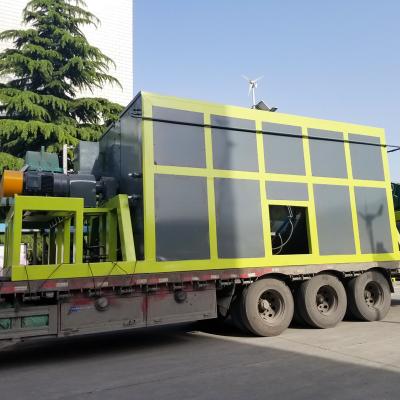 China Manure Horizontal Fermentation Tower Organic Fertilizer Equipment 30KW Heating Power for sale