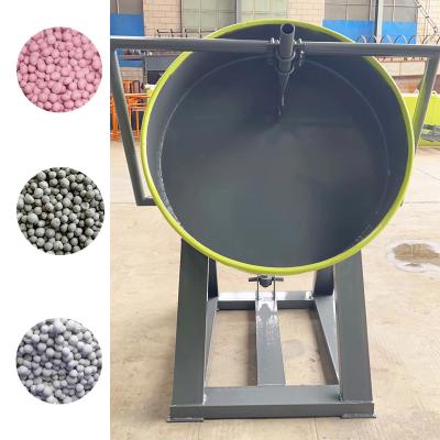 China Round Ball Organic Pellets Fertilizer Production Line With Disc Granulator à venda