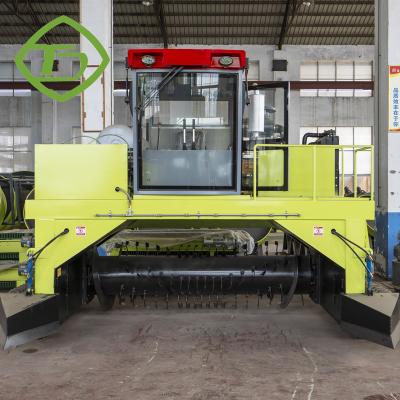 China Organic Waste Crawler Type Compost Turner Full Hydraulic Chicken Manure Compost for sale