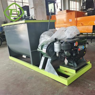 China Automatic Horizontal Mixer Machine / Cow Dung Fertilizer Mixer Machine en venta