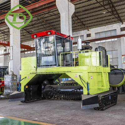China Crawler Type Manure Turner , Compost Turning Equipment 2200r/Min for sale