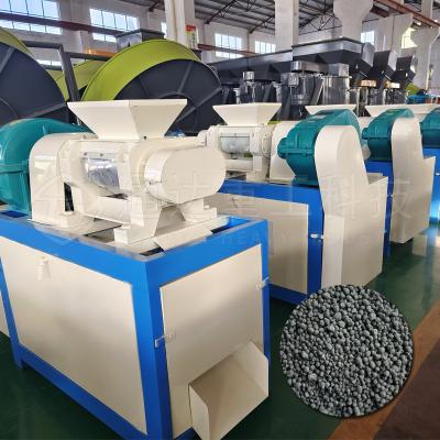 China Máquina de granulación de extrusión orgánica de doble rodillo con menor consumo de energía en venta