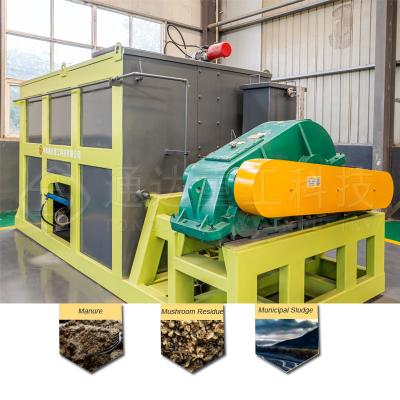 China Equipo de fermentación de fertilizantes orgánicos Máquina de compostaje de residuos Tanque de fermentación de estiércol en venta