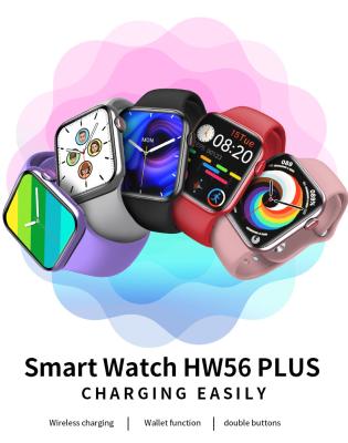 China New HW56  PLUS Top Quality Wireless Charging Bluetooth call smart watch for sale