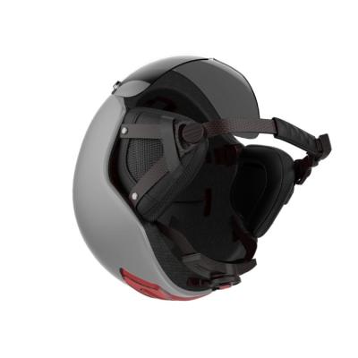 China Half Open FCC Grey Smart Cycle Helmets With Turn Signals for sale
