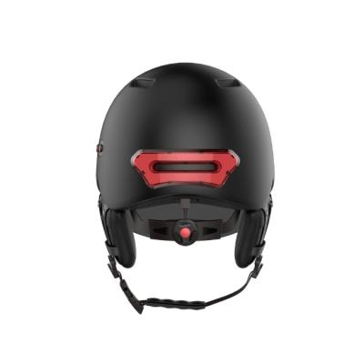 China Half Face Black Smart Motorcycle Helmets Built In 1080P HD Dash Camera for sale