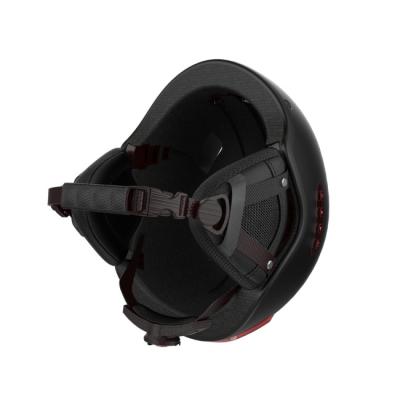 China Cámara elegante negra del casco 1080P HD de la vespa incorporada con la luz del peligro en venta