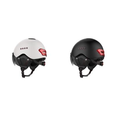 China Smart Inbuilt Bluetooth FCC Turn Signal Bike Helmet With Led Lights for sale