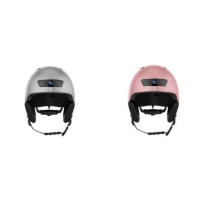 China BT 5.0 PC EPS Material Smart Bicycle Helmet With Magnetic Replaceable Goggle for sale