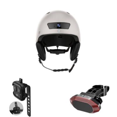 China Grabación de vídeo blanca de la ayuda del casco de la bici de la señal de vuelta del conector de UBS en venta