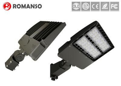 China Parking Lot LED Shoebox Pole Light 100 W High Lumen , Free Slipfitter Mount Included for sale