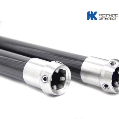 China Titanium Lower Limb Prosthetic Components , 420mm Prosthetic Carbon Fiber Pylon Adapter for sale