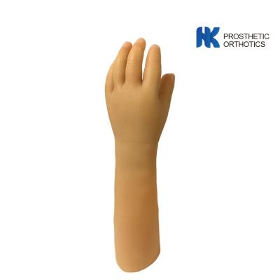 China Los tipos del silicón 18 colorean guantes cosméticos de la mano con el hilo en venta