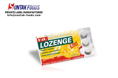China Compressed Candy Sugar Free Sore Throat Lozenges For Cools Nasal Passages for sale