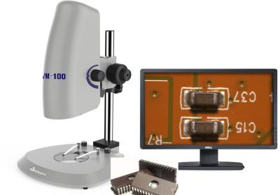 中国 LEDの照明の大きい拡大のゆとりのイメージのカメラが付いているビデオ測定の顕微鏡 販売のため