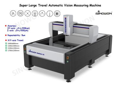 China Máquina de medición automática de Vision con el viaje grande estupendo 1700x1200m m del viaje X/Y-axis en venta
