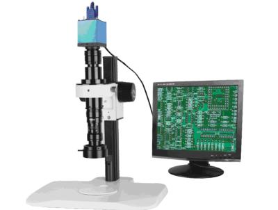 China VM6517C Optical Coaxis Illumination And Zoom Lens microscope, Telecentric Optical Microscope Design With 2D Video for sale