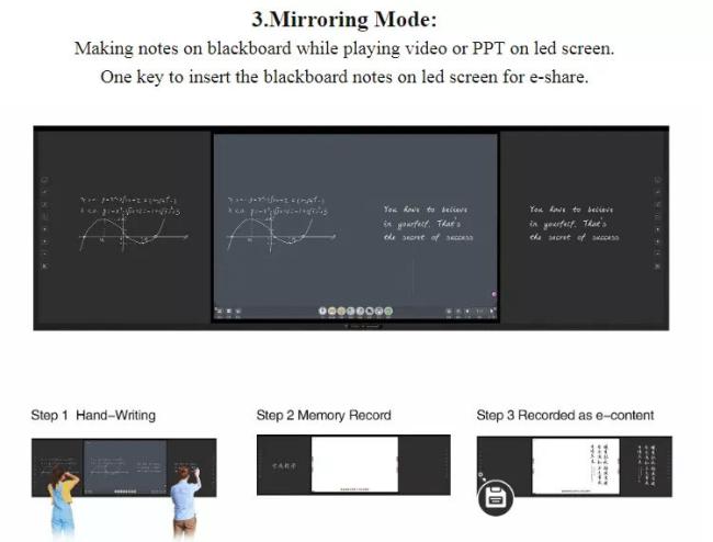 Personal Training Smart Digital Blackboard 75 Inches For Teaching 2