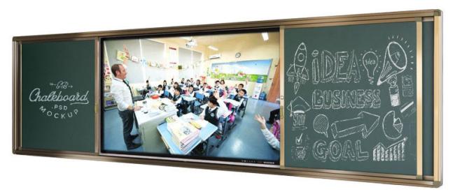 Push Pull Smart Digital Blackboard 98 Inch Multifunctional 2