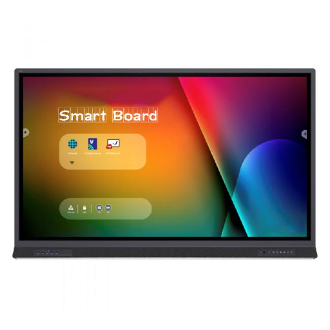 86 Inch Black Interactive Touch Screen Whiteboard with 4G/8G Memory Optional