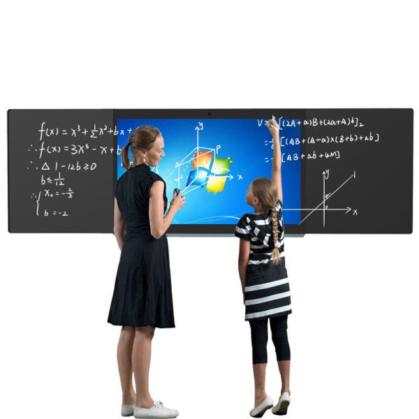 Quality 86 Inch Interactive Smart Black Board LED Digital Chalk Board For Classroom for sale