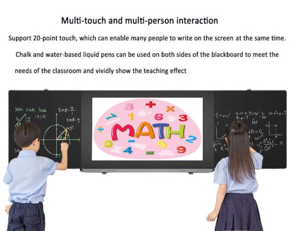 Quality 4k Smart Digital Blackboard Touch Screen With Wireless Projection 75inch for sale