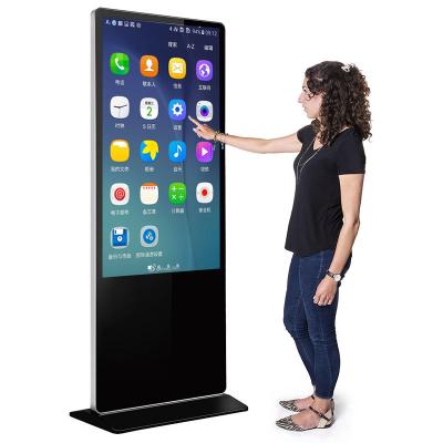 China Interactive Lcd Advertising Display Screen , Digital Signage Kiosk Freestanding for sale
