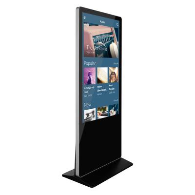 China Indoor Floor Standing LCD Digital Signage With WiFi Bluetooth USB Connectivity for sale