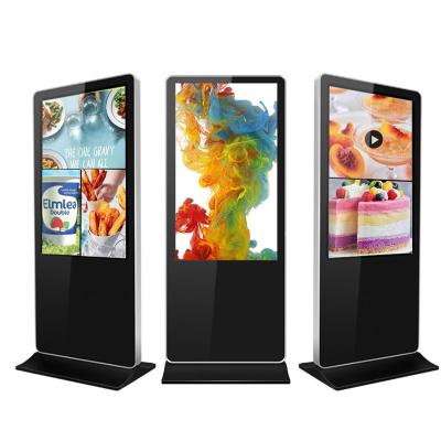 China Customized Indoor Floor Standing Digital Signage With 8GB 16GB Storage for sale