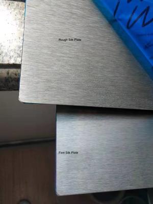 China A4 Size Laminated Steel Plate 0.6mm Slight Matte Finish Anti Scratch à venda