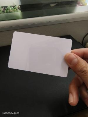 China Pvc Thermal Printable White Blank Card Cr80 54*85.6mm For Card Production for sale