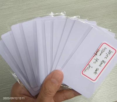 China White Blank Inkjet Printable Pvc Cards Cr 80 0.4mm 0.5mm For Card Production for sale