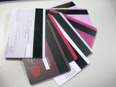 China Rpvc coated overlay 0.06mm HICO/LOCO Strips card film Magnetic Stripe For Loyalty Cards for sale