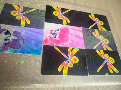 China Hologram overlay for special card/ Laser Film film /PVC coated ovelay/Laser hologram for sale