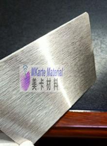 Chine Plaque d'acier inoxydable de stratification de finition épaisse de Matt pour la stratification de feuille de Lnlay à vendre