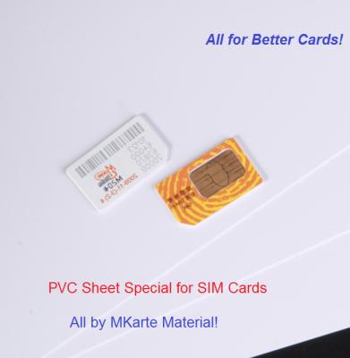 China Special Sheet Materials Pvc Plastic Sheet For SIM Card Body Production for sale