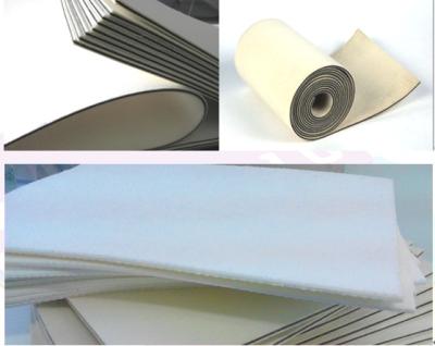China Black Woolen Laminated Pad Hot Press Cushion Pad For PVC Card Press Laminator for sale