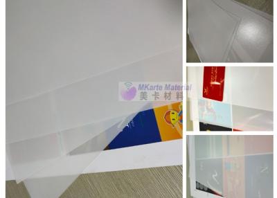 China Offset Printable Clear Polycarbonate PC Plastic Core Sheet For Contactless IC Cards for sale
