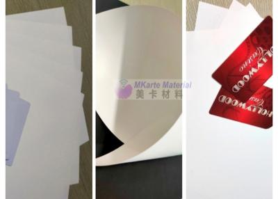 China Silk Screen Printing 2mm Thick PETG Plastic Sheet For PETG Card Body Production for sale