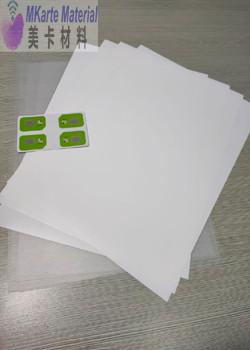 Κίνα Πλαστικό αντι Inlay γήρανσης χρησιμοποίησε το φύλλο βάσεων πυρήνων PC για INLAY καρτών το φύλλο προς πώληση