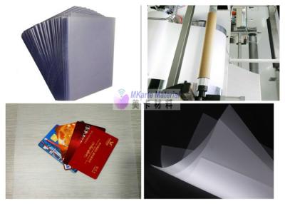 China One Side Glue Coating PETG Plastic Sheet High Temperature Resistance for sale