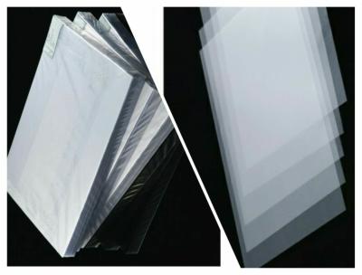 China PVC Overlay Film Reel Smart Card Material Transparent With One Side Glue Coating for sale