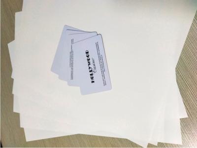 Κίνα Άσπρο πλαστικό φύλλο πυρήνων καρτών PETG για την παραγωγή σώματος έξυπνων καρτών PETG προς πώληση