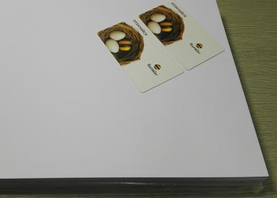 China Ink Adhesion Inkjet Card 0.40mm A4 Printed Pvc Sheet for sale