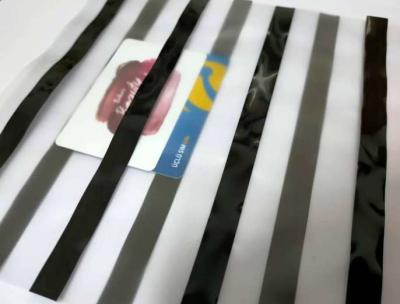 China 0.04mm PVC Card A4 A3 Size Magnetic Stripe Coated Overlay Film for sale