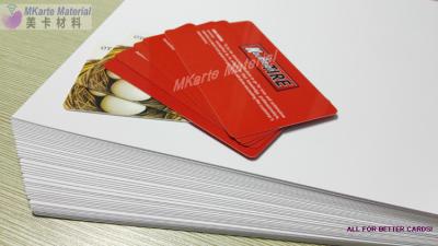 China Double Sided Card 0.40mm Digital Printing PVC Sheets for sale