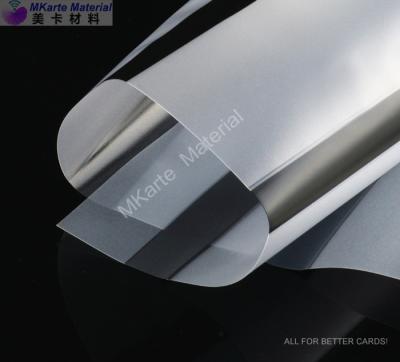 China Capa revestida de la raya magnética del PVC de la adherencia de la tarjeta 0.10m m en venta