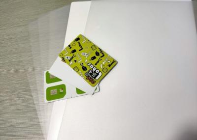 China Hoja plástica de la PC sin contacto de la tarjeta de ASTM D1922 0.04m m en venta